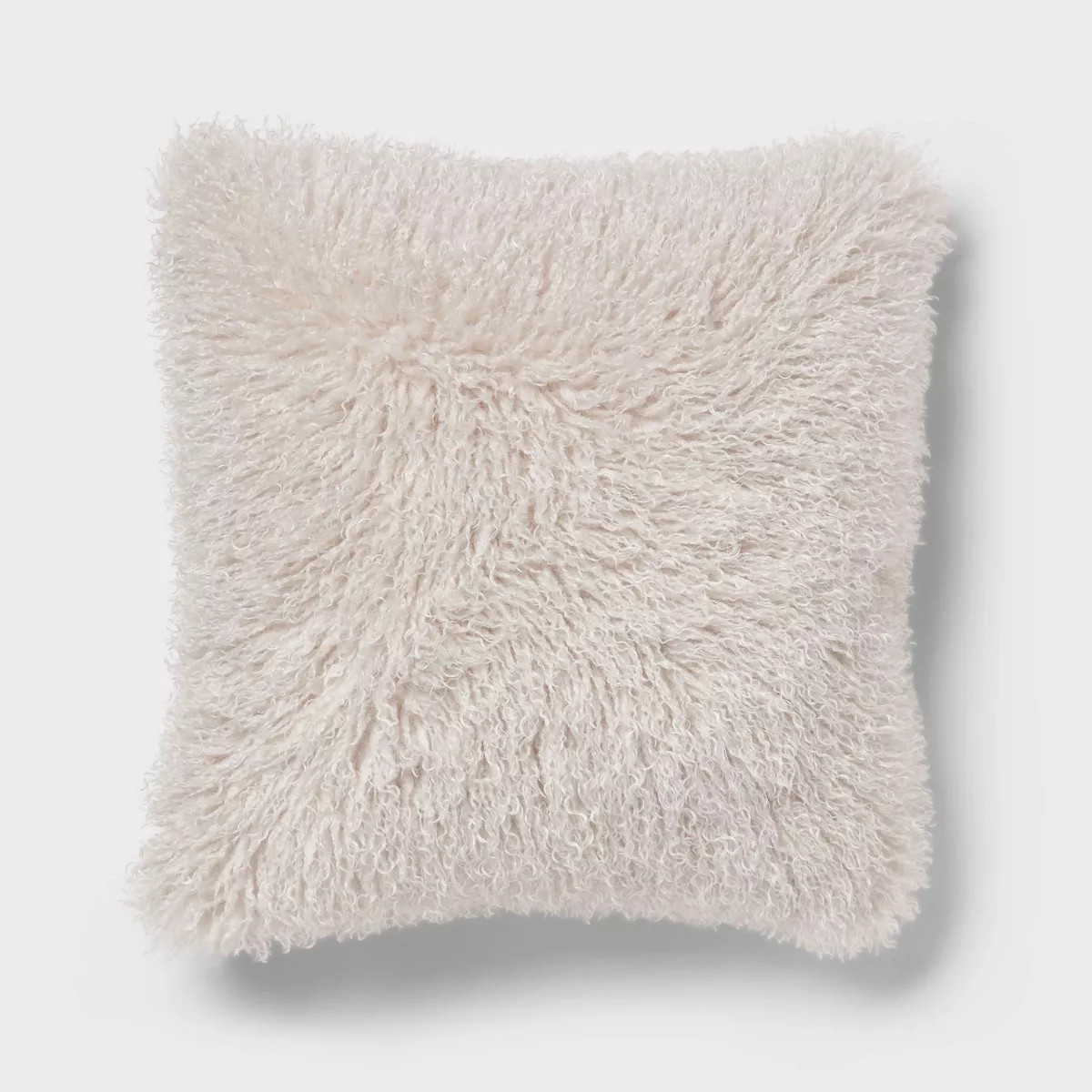 Euro Faux Mongolian Fur Decorative Throw Pillow - Threshold™ | Target