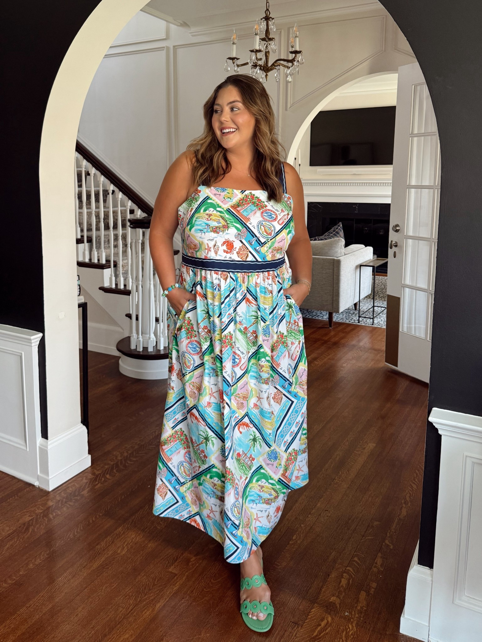 Wearing size 18W in dress (sized up, could have gone with my normal 16W). Available in Missed, Plus, Petite, and Petite Plus! Summer fashion - summer dress. 

#LTKSeasonal #LTKMidsize #LTKStyleTip