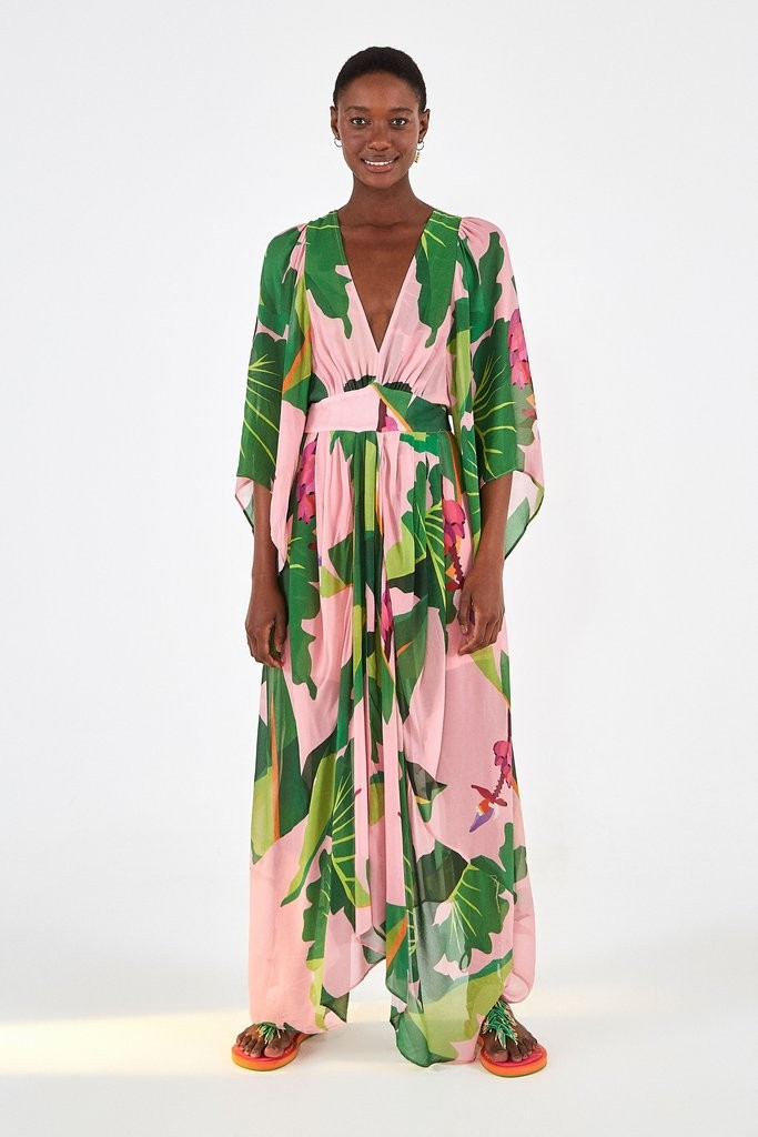 TROPICALISTIC MAXI DRESS | FarmRio (US)