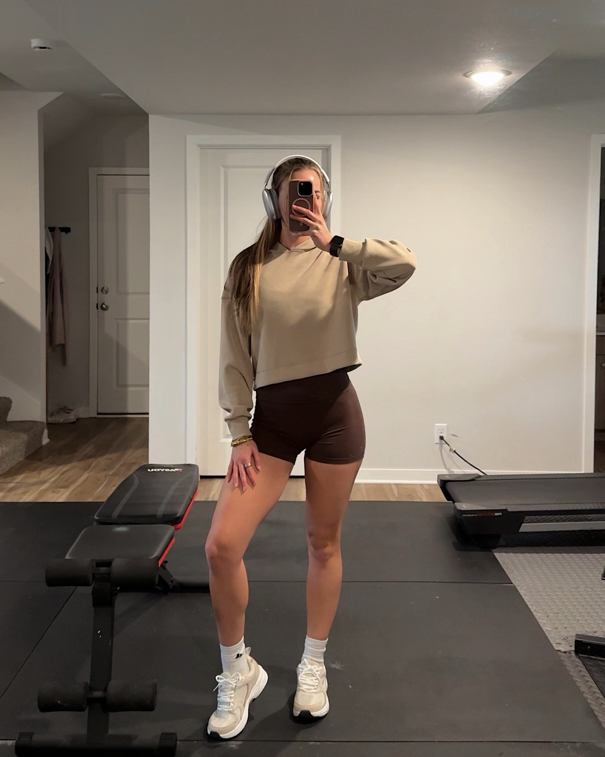 Obsessed with these CRZ Yoga shorts + hoodie! The perfect neutral athleisure combo! Super comfy, flattering, and versatile for workouts, running errands, or just lounging at home. 

#LTKActive #LTKfitnessgoals
