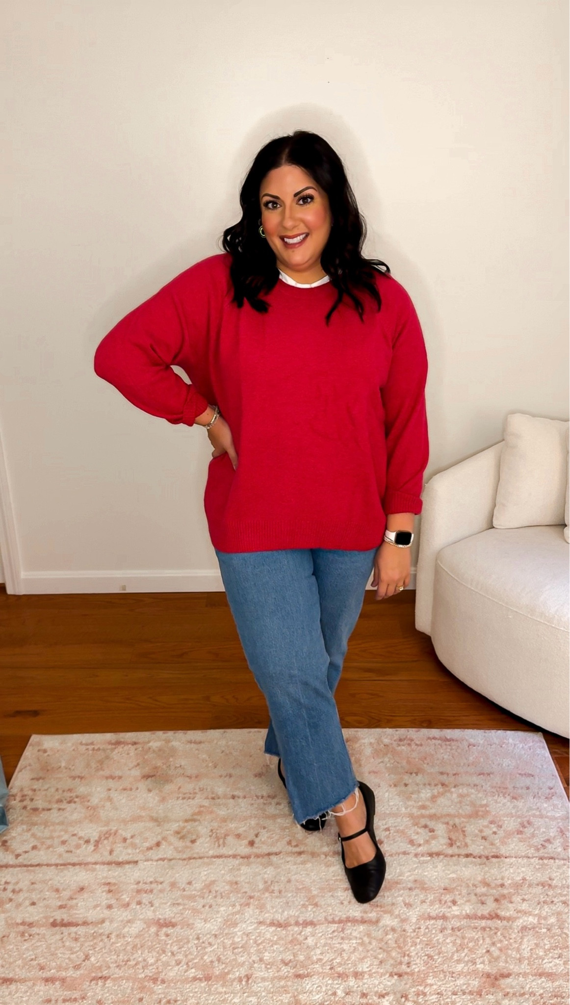 Size XL tee underneath, size XL sweater, size 14 jeans. Obsessed with this comfy look. The sweater is SO soft! 



#LTKFindsUnder50 #LTKMidsize #LTKSaleAlert