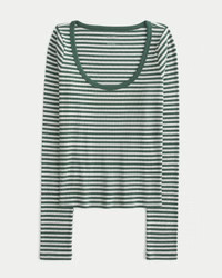 Ribbed Scoop Top | Hollister (US)