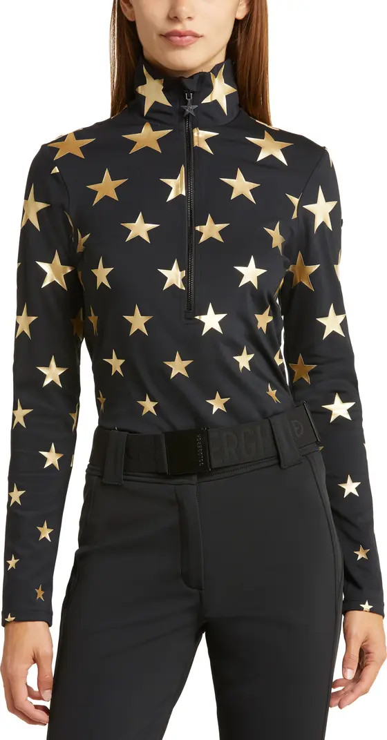 Premier Metallic Star Half Zip Ski Pullover | Nordstrom