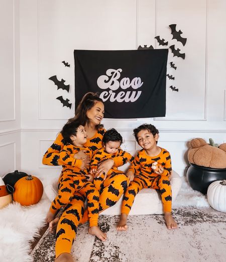 Hands full, heart bursting. Found the cutest family matching Halloween. If only my younger self could see me now 🥰 Just living my best mama life. Linked these and other family pjs on my LTK shop! 

#LTKkids #LTKHalloween #LTKfamily