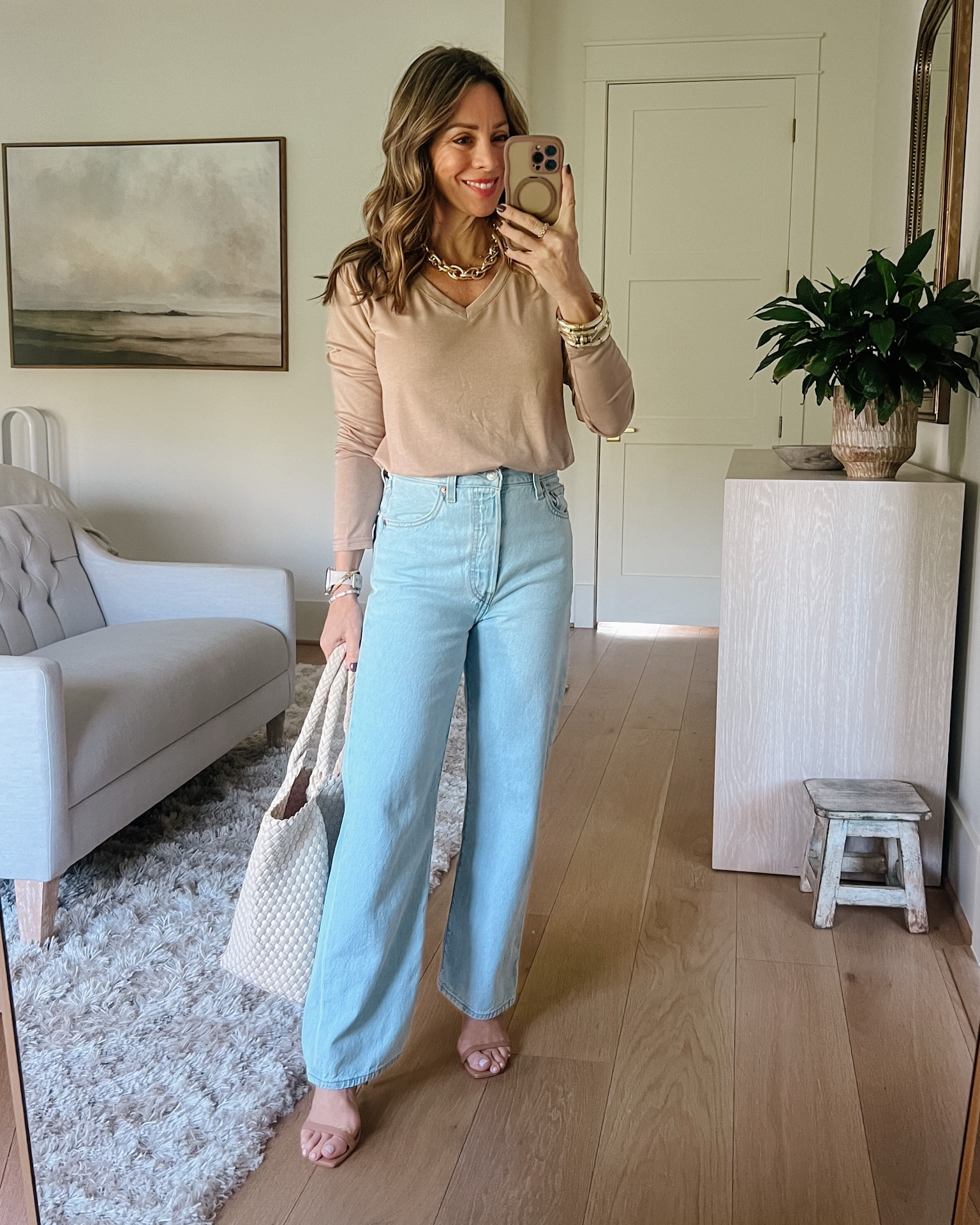 Such a good long sleeve from Amazon that comes in a pack of 4 

Top Fit: I’m wearing a Small

Jeans Fit: I’m wearing a 25

#LTKOver40 #LTKPetite #LTKgrwm