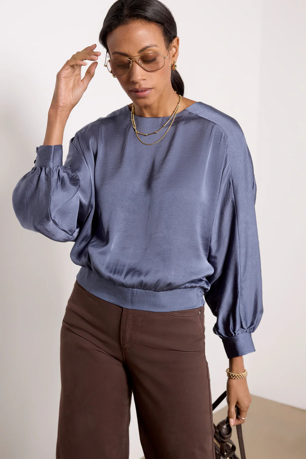 Payton Satin Top | Evereve