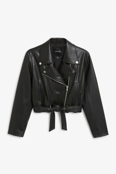 Faux leather biker jacket | H&M (UK, MY, IN, SG, PH, TW, HK)