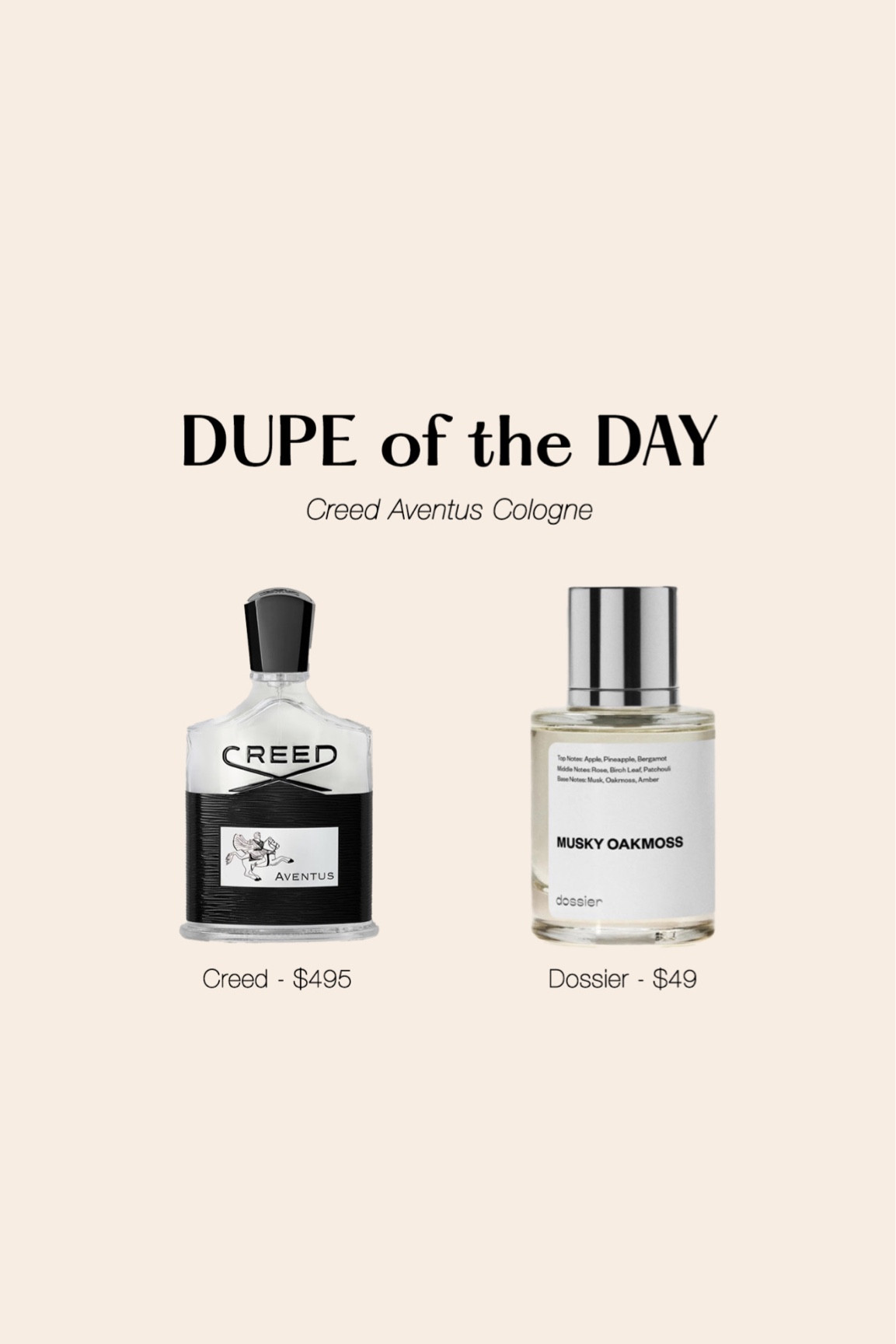 Creed Adventus was my boyfriends fav cologne but I bought him Dossier just to see if it was a similar dupe AND IT IS!!! 12/10 recommend 

#LTKfindsunder50 #LTKsalealert #LTKGiftGuide