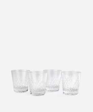 Barwell Rocks Glass Set of 4 | Liberty London (UK)