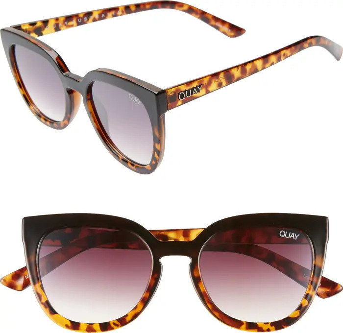 Quay Australia Noosa 55mm Polarized Cat Eye Sunglasses | Nordstrom | Nordstrom