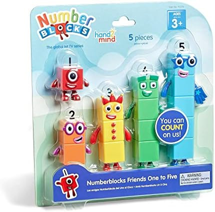 hand2mind Numberblocks Friends One to Five Figures, Toy Figures Collectibles, Small Cartoon Figur... | Amazon (US)