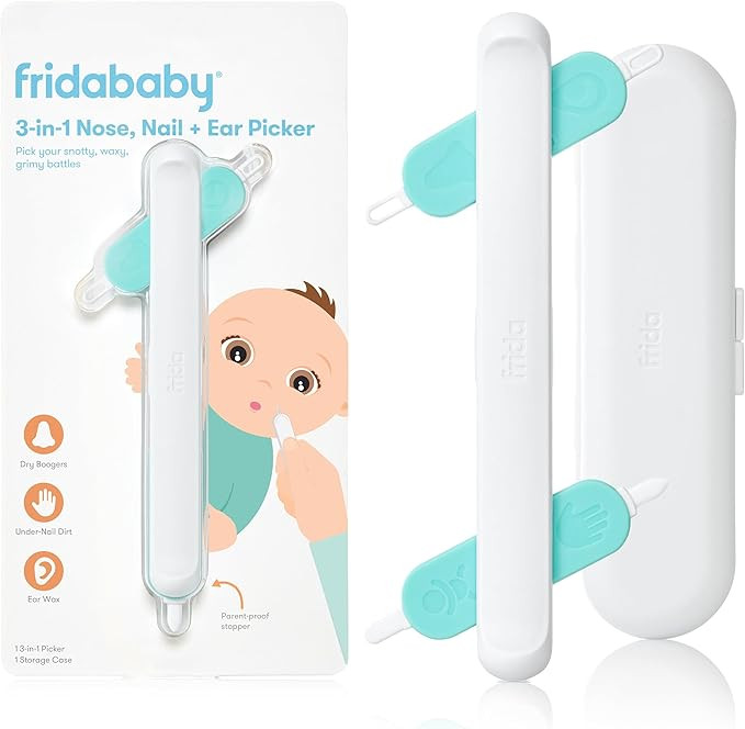 Frida Baby 3-in-1 Nose, Nail + Ear Picker: Baby Ear Cleaner + Baby Nose Cleaner and Nail Tool for... | Amazon (CA)