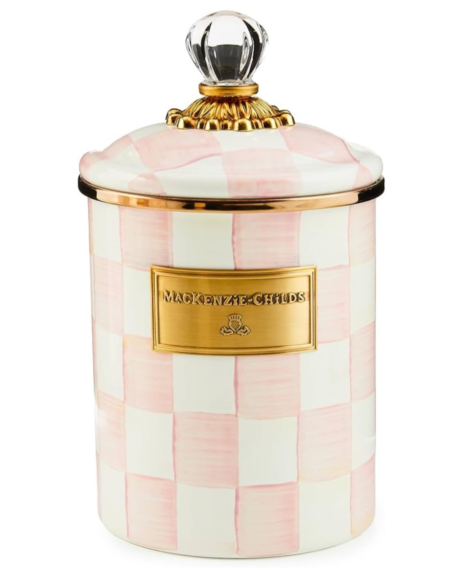Love this pink Mackenzie Childs container! 

Kitchen | kitchen decor | Amazon Home 

#LTKFamily #LTKHome #LTKFindsUnder100