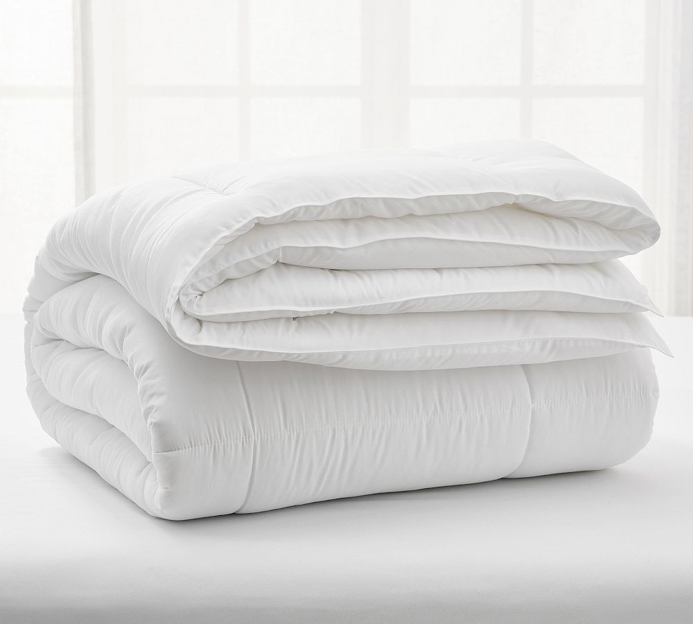 Resort Essential Down Alternative Duvet Insert, White, King | Pottery Barn (US)