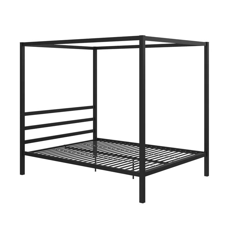DHP Modern Metal Canopy Platform Bed Frame, Queen, Black | Walmart (US)