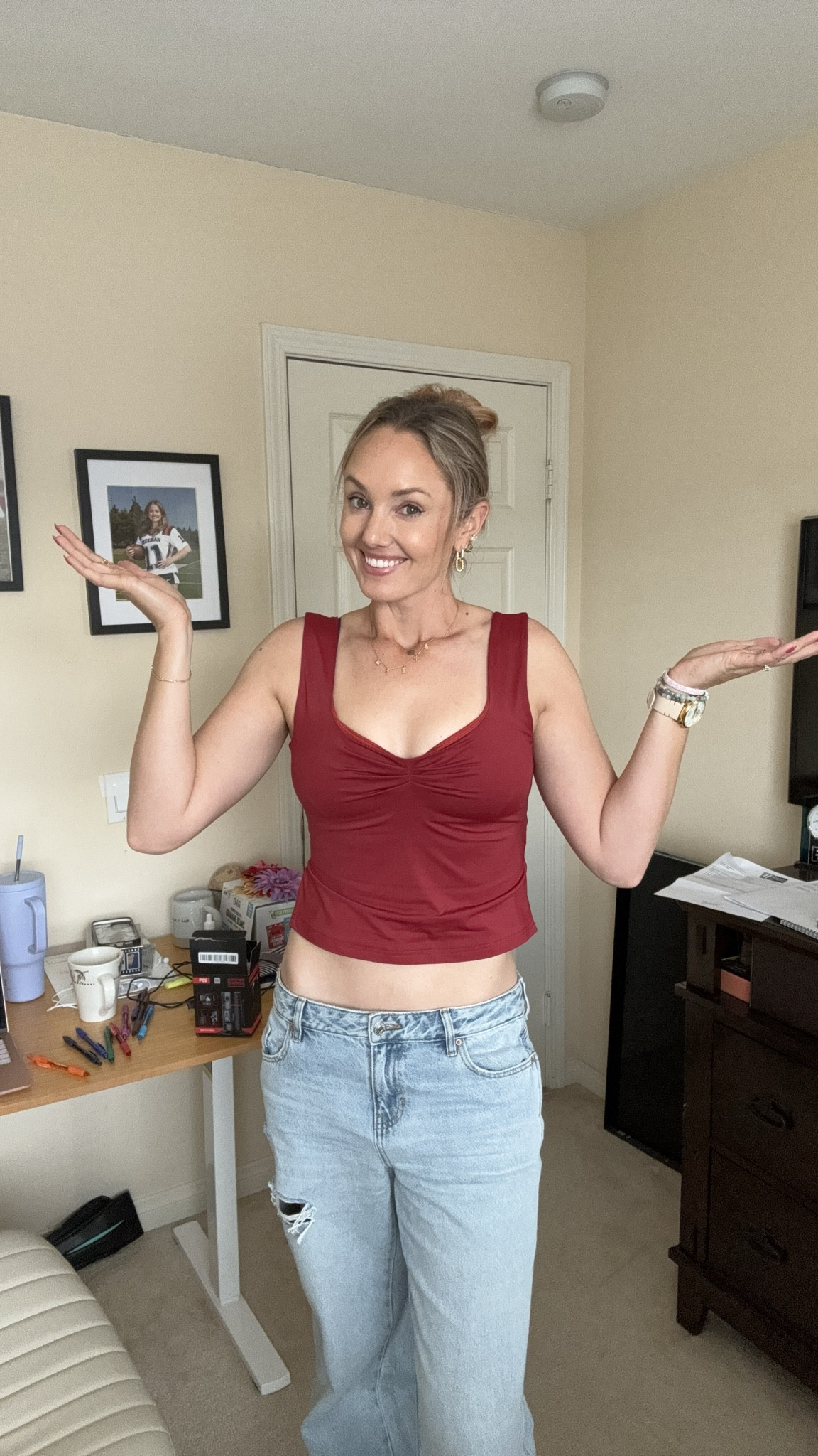 I have good news and bad news…bad news is Low Rise jeans have returned. I know, we (millennials) are running scared. But, good news is…some of them are actually pretty comfy 😅

I wore these low rise jeans from Pacsun all day yesterday as an experiment, and I have to admit, I didn’t hate them 🙃 in fact, they were actually really comfortable and gave me this weird confidence. Like instead of hiding my stomach and insecurities, I enjoyed letting it be free?? Sounds weird after so many years of high rise but here we are 😅 

Pacsun knows jeans, and they have a lot of styles that are quite flattering 👏

#LTKSpringSale #LTKfindsunder100 #LTKstyletip