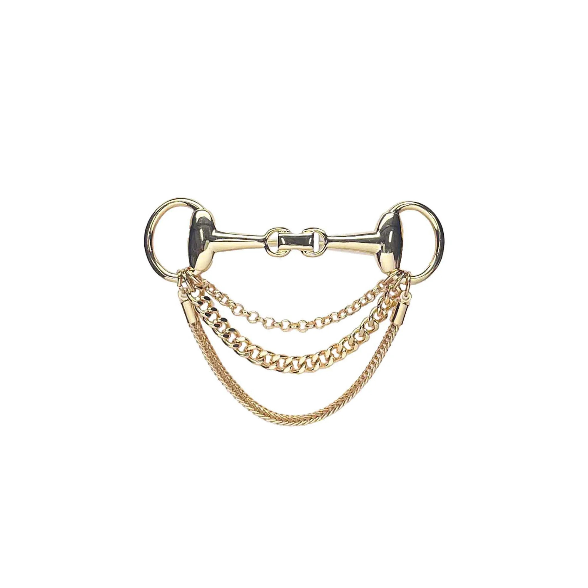 Time and Tru Goldtone Horse Bit Brooch, 1 Piece | Walmart (US)