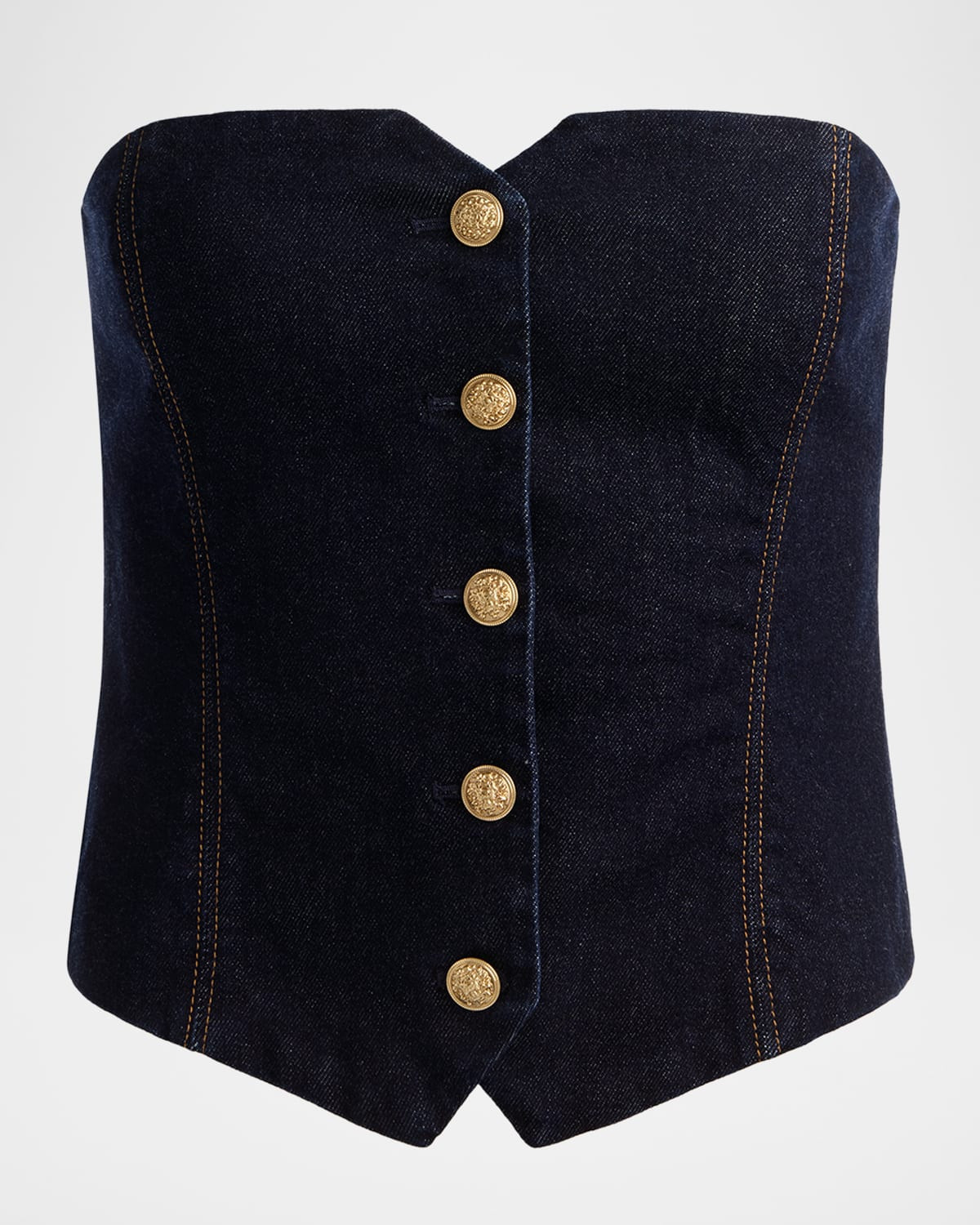 Kelcey Denim Strapless Top | Neiman Marcus