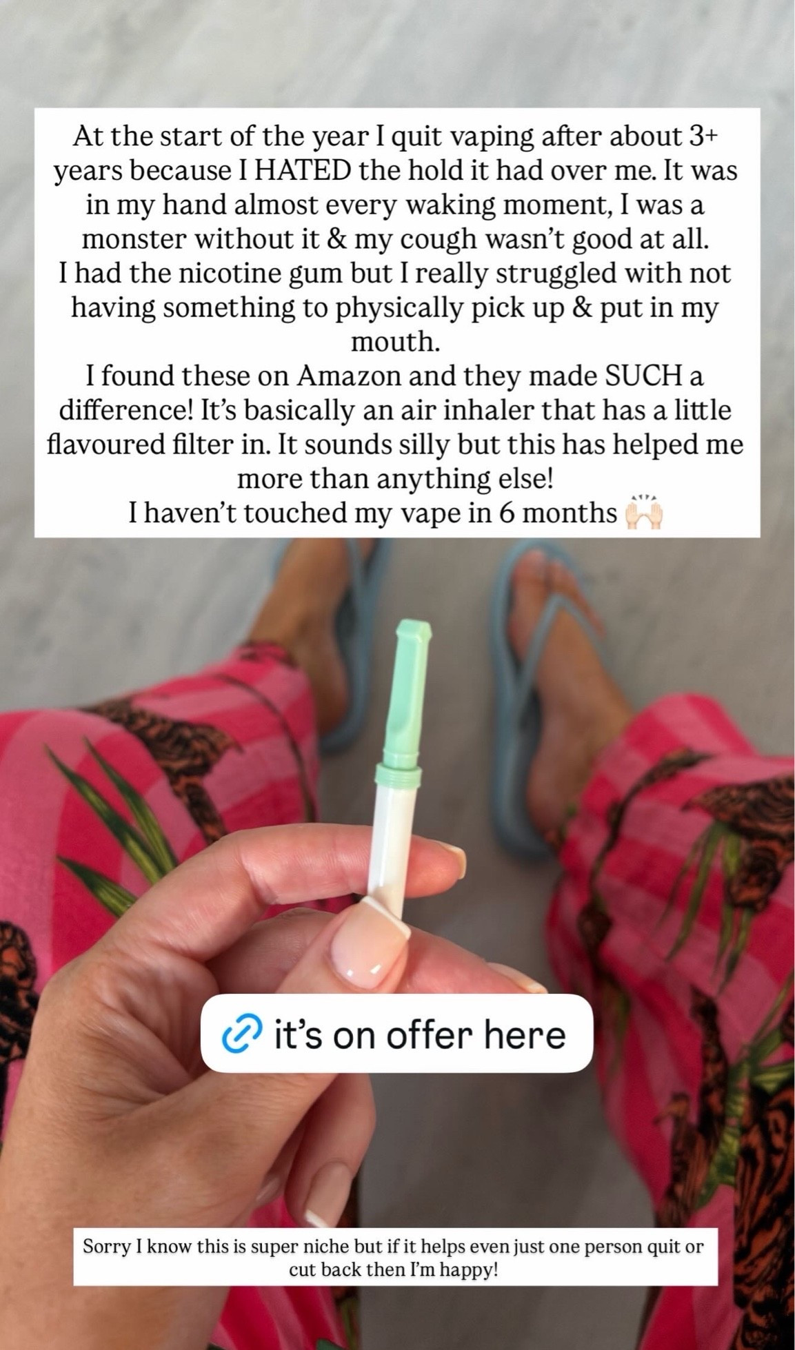 Also very handy for smokers / vapers on long haul flights!

#LTKtravel #LTKfamily #LTKsale