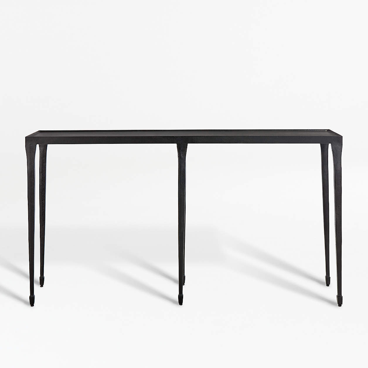 Silviano Iron Console Table + Reviews | Crate & Barrel | Crate & Barrel