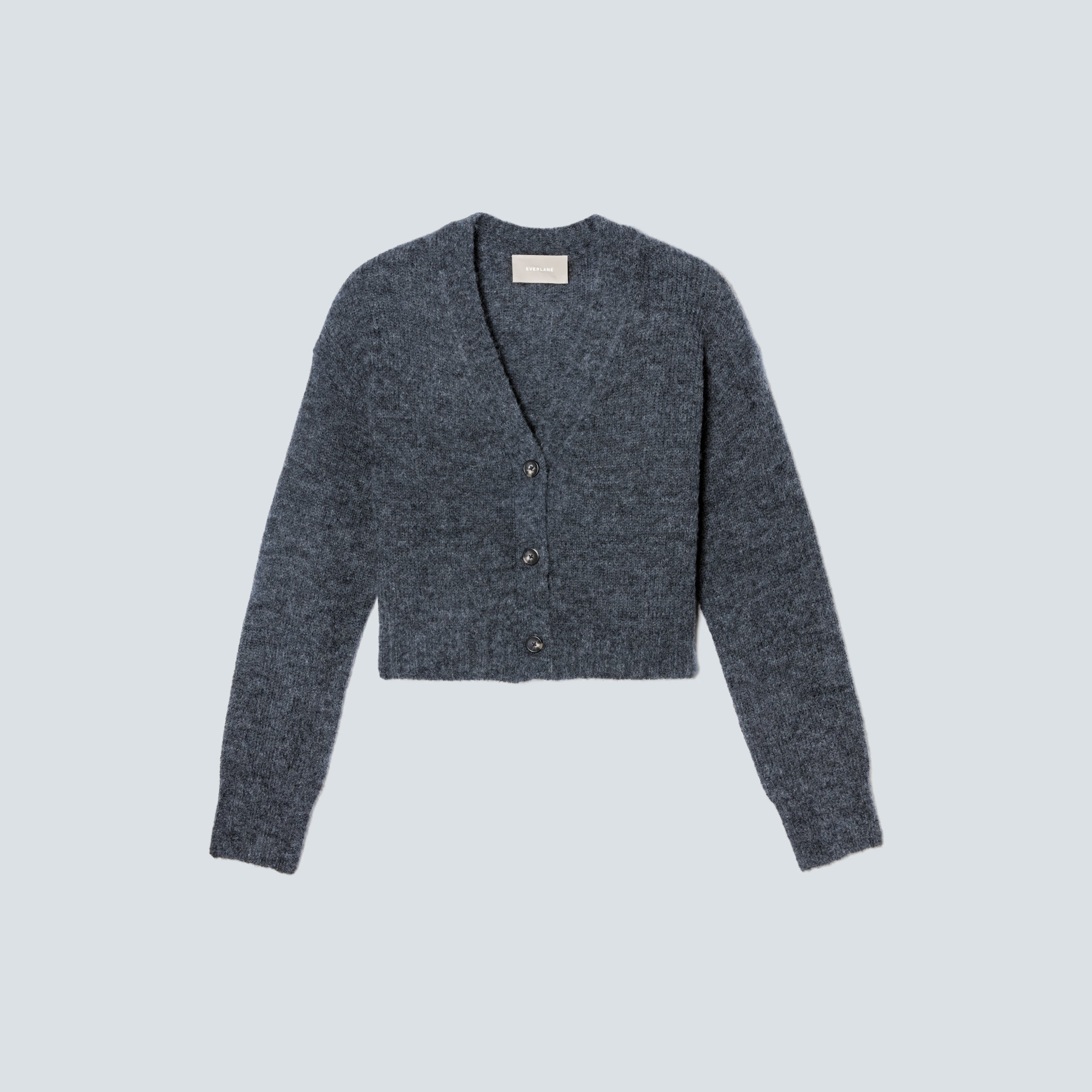 The Alpaca V-Neck Cropped Cardigan | Everlane