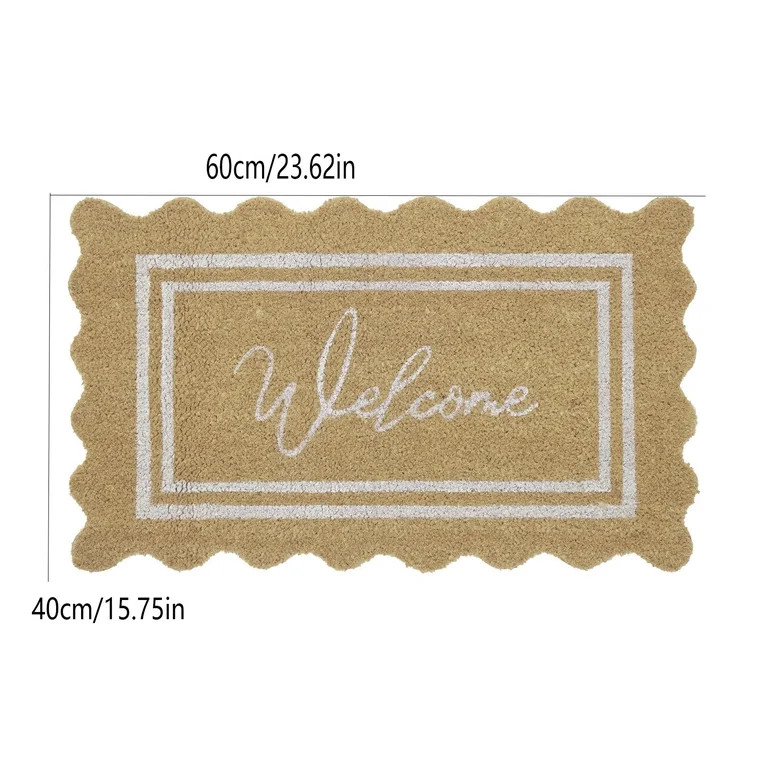 AuroraX Welcome Mat for Front Door,Outdoor Entrance Door Mat,Non Slip Heavy Duty Washable Water A... | Walmart (US)