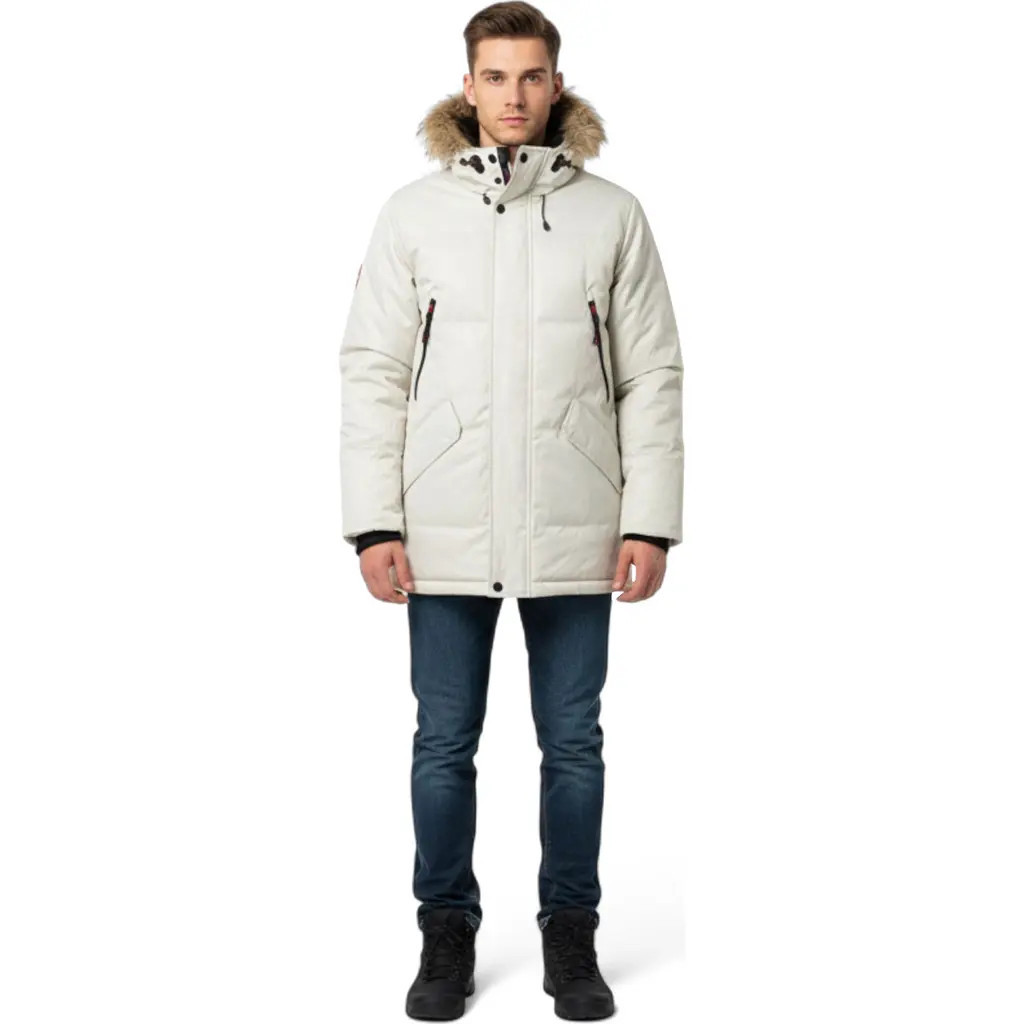 CANADA WEATHER GEAR Men's Arctic Winter Jacket in Stone at Nordstrom, Size Medium | Nordstrom