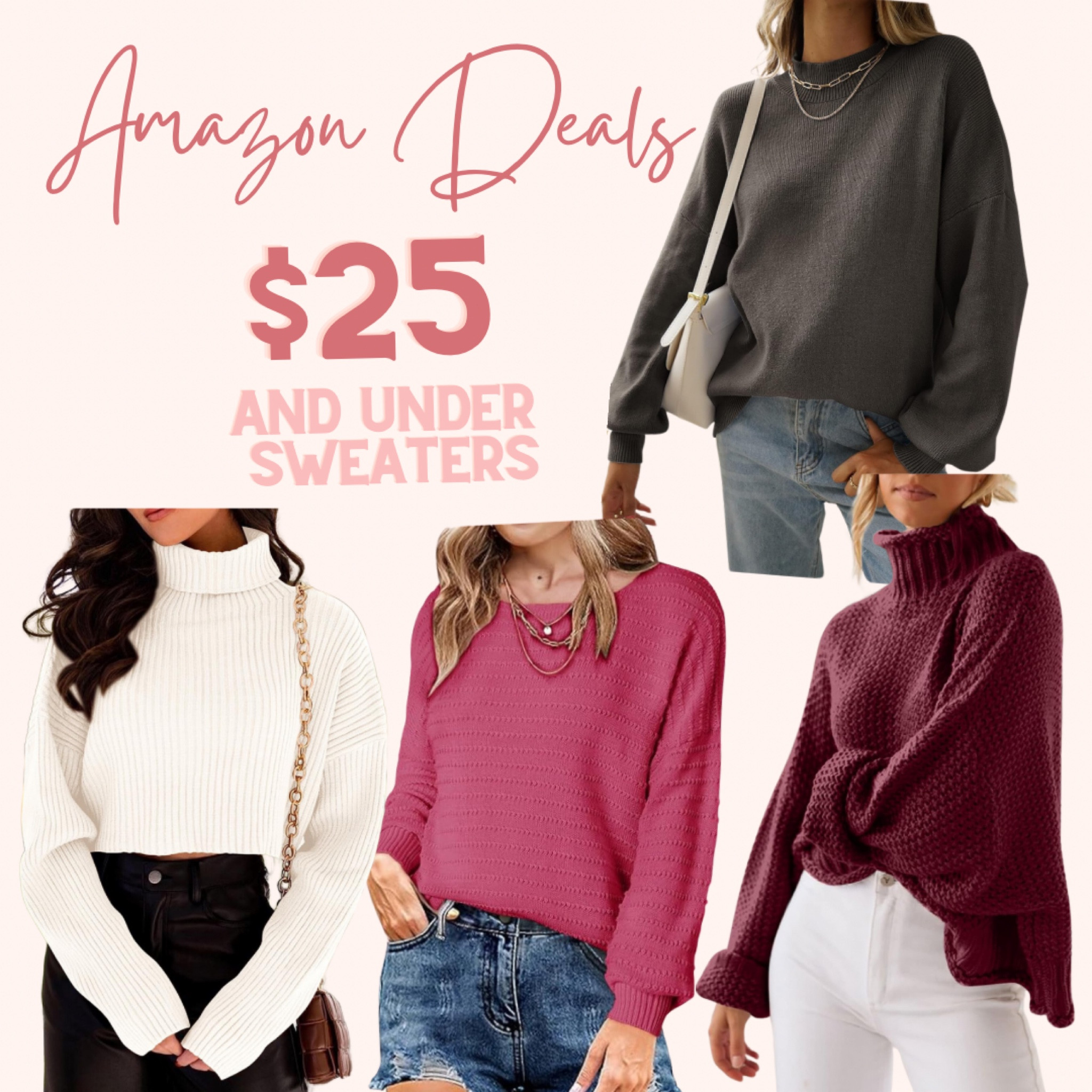 Amazon sweaters on sale 💸 just grabbed these! 

Amazon sale / Amazon deal of the day / Amazon fashion 

#LTKfindsunder50 #LTKsalealert #LTKstyletip