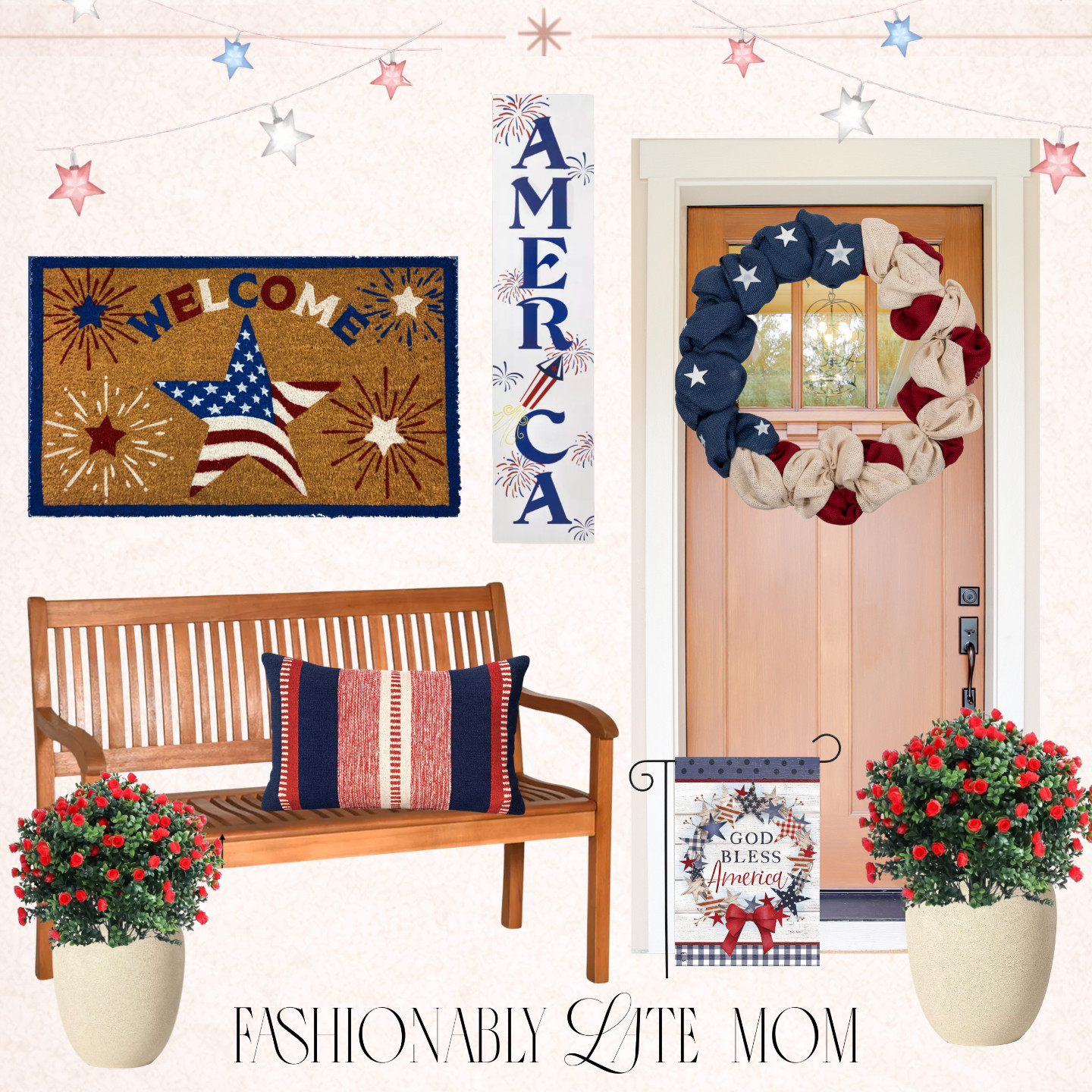 🇺🇸 Welcome summer with patriotic porch decor that feels like home! ❤️🤍💙

From statement wreaths and porch signs to cozy pillows, planters, and festive accents, our Americana collection makes it easy to create a front porch you'll love all season long.

✨ Perfect for Memorial Day, the 4th of July, and everyday patriotic style.

Shop your favorites before they're gone! 

 #LTKSeasonal #LTKHome