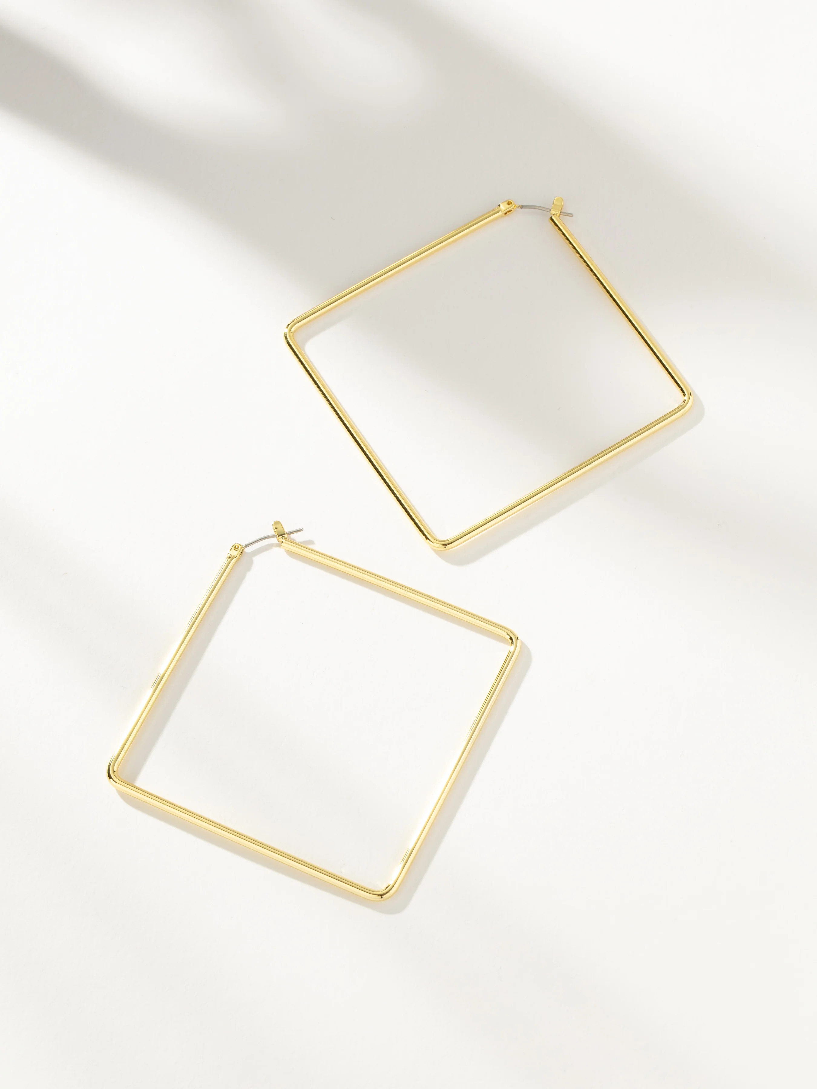 Girl Boss Geometric Hoop Earrings in Gold or Silver | Uncommon James | Uncommon James