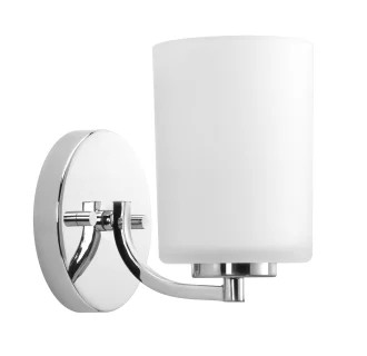 Miseno 94MLIT11046BH1CH Polished Chrome Mia Bathroom Wall Sconce - Reversible Mounting Option | Build.com, Inc.