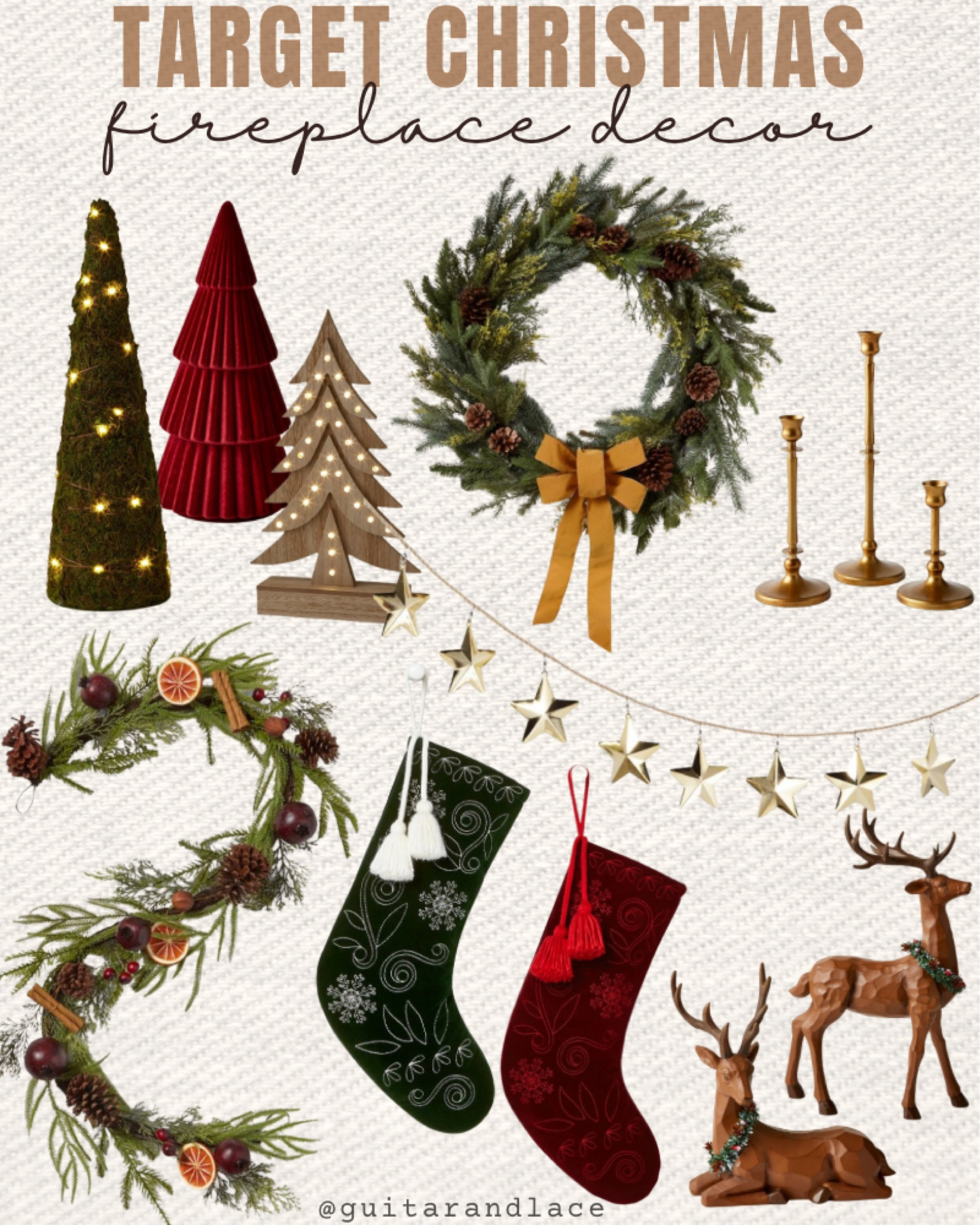 Target Christmas. Fireplace decor. Target home. Christmas decor. Christmas fireplace mantle. Christmas garland. 

#LTKHoliday #LTKhome #LTKSeasonal