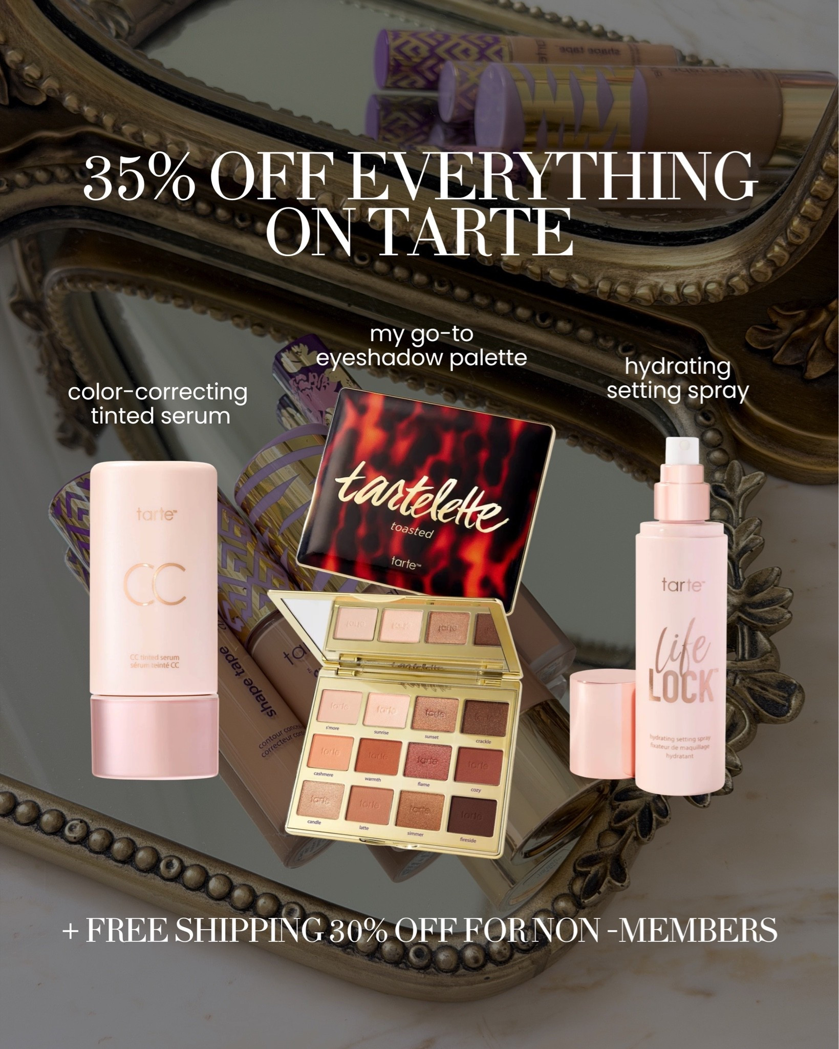 Tarte is 35% OFF everything! The perfect time to refill your favorites!

#tarte #tartesale #concealer #beauty #makeup #blush #bronzer #foundation #juicylip #eyeshadow #ccserum #settingspray

#LTKSaleAlert #LTKBeauty