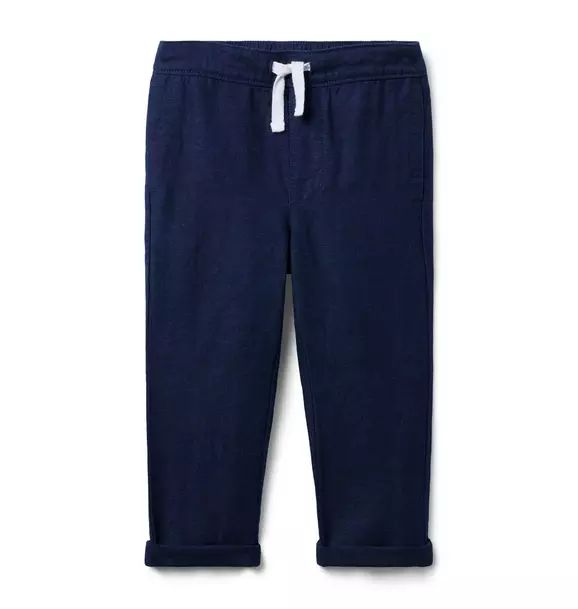 The Linen-Cotton Pull-On Pant | Janie and Jack