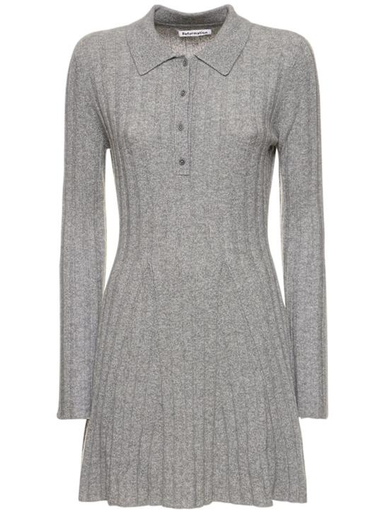 Walsh collared cashmere mini dress - Reformation - Women | Luisaviaroma | Luisaviaroma