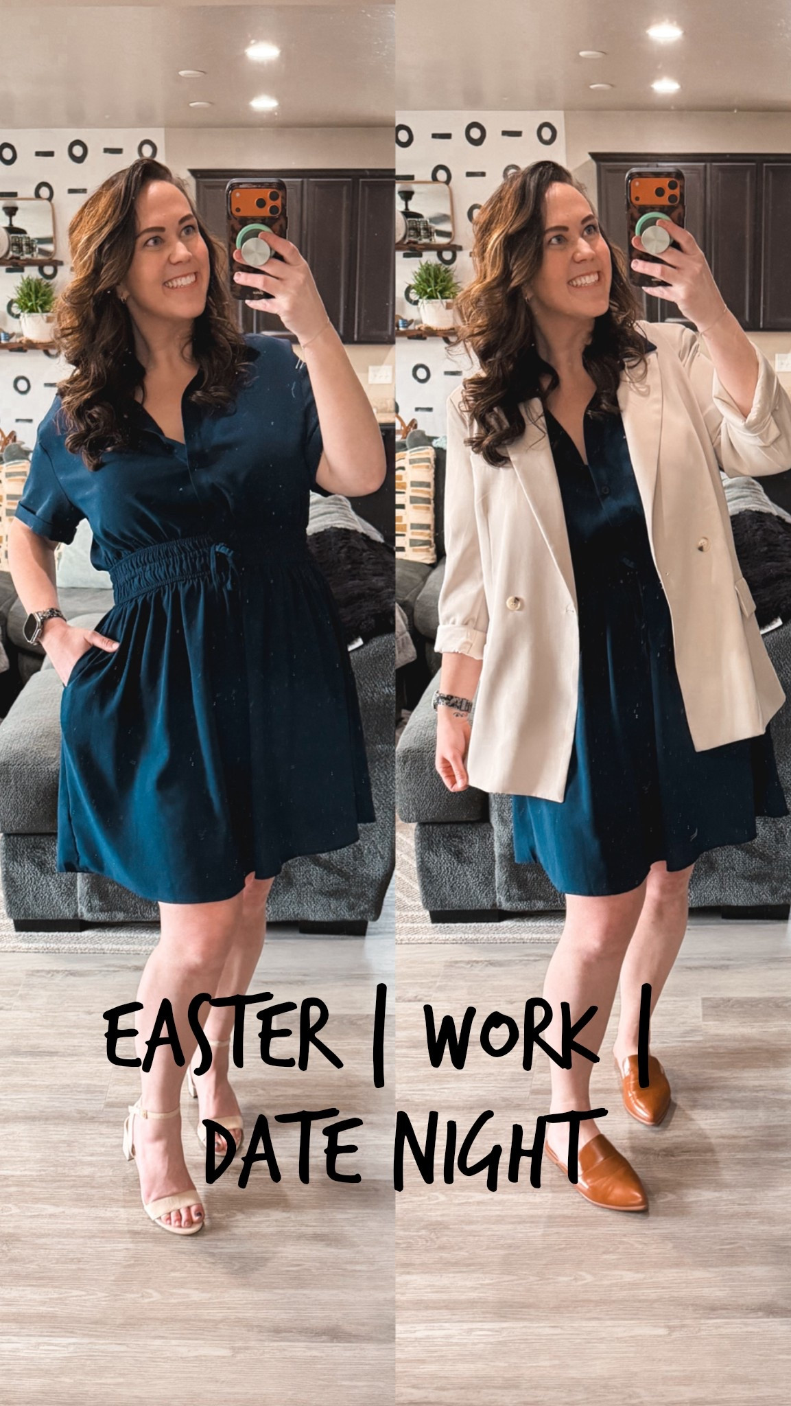 Perfect dress you can wear for Easter, business casual work day, or even date night! 

I’m wearing a XL in the dress and the blazer. 

Size 14/16 | L/XL | 5’9

#amazonfashion #midsizestyle
#workingmomstyle #easterdress #springoutfit

#LTKMidsize #LTKTall #LTKWorkwear