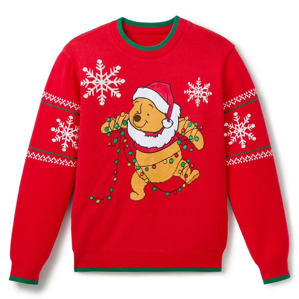 Winnie the Pooh Light-Up Holiday Sweater for Adults | Disney Store