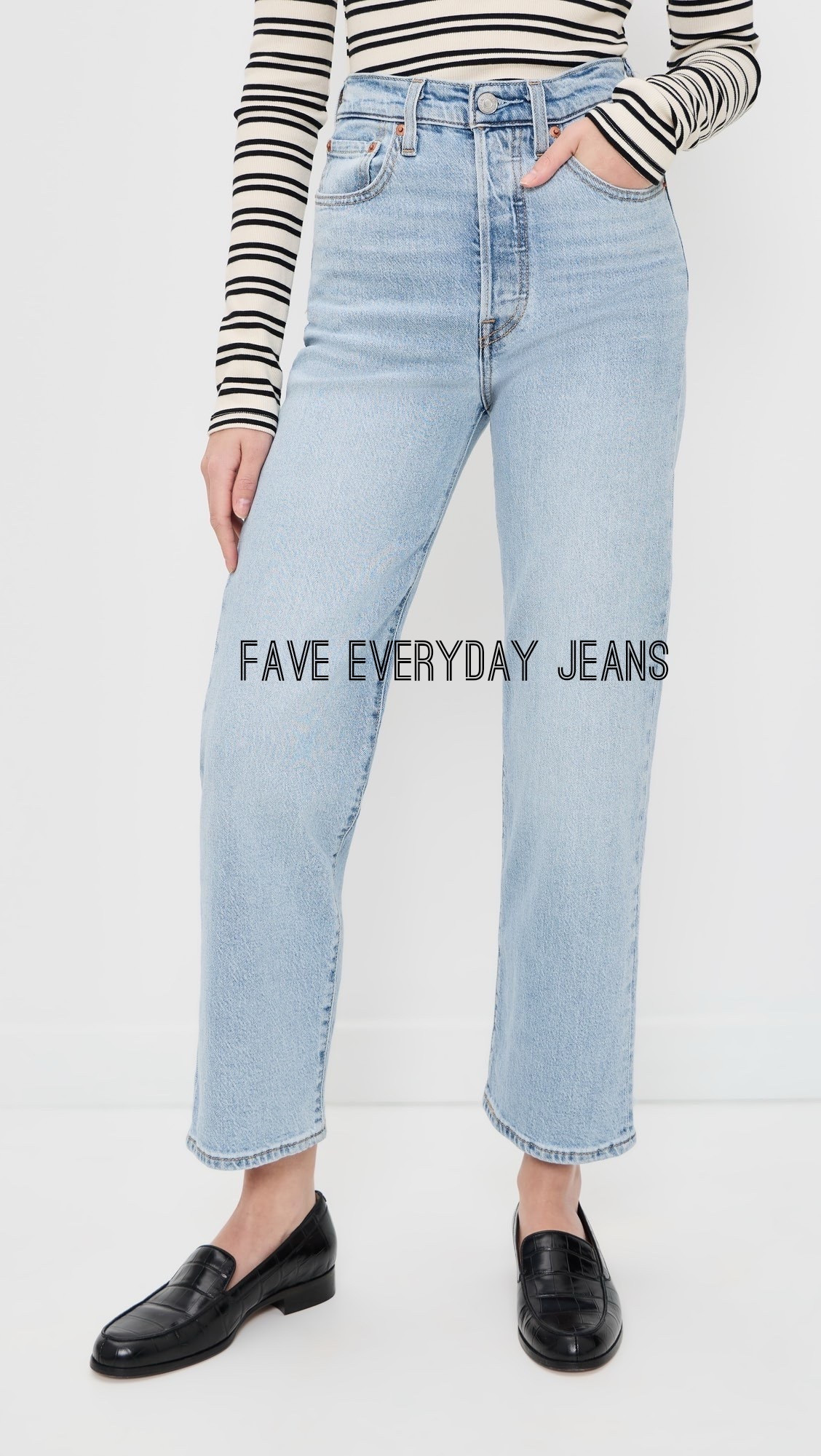 These Levi’s are my every day go to! Ankle length & flattering fit. TTS. I own a few washes and live this one for spring. 
Shopbop sale makes them $88 

#LTKSaleAlert #LTKOver40 #LTKSeasonal