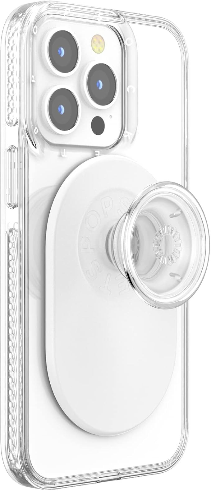 PopSockets: MagSafe Phone Grip, Phone Holder, Wireless Charging Compatible - Clear White | Amazon (US)
