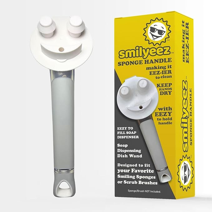 The Original Smiling Handle with Soap Dispensing for Scrub Daddy (Reg. TM) Sponge and Scrub Moji ... | Amazon (US)