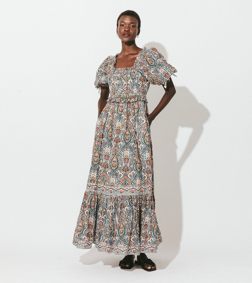 Harriet Ankle Dress | Meadow | Cleobella LLC