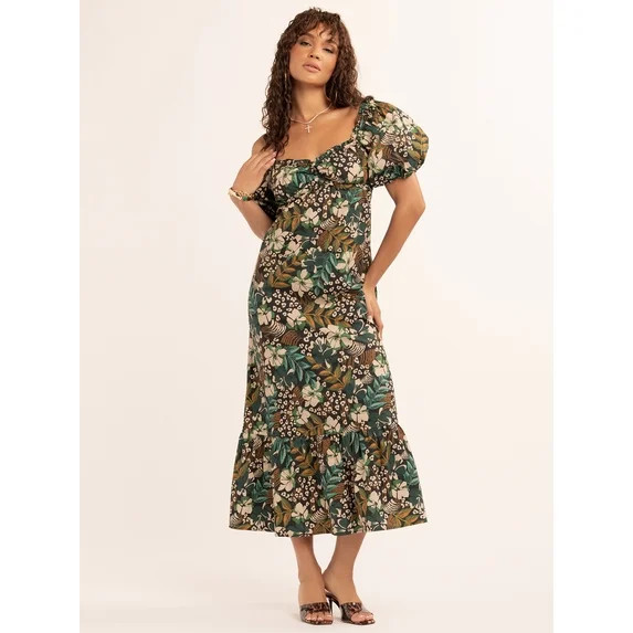 Jessica Simpson Women's Evia Maxi Dress, Sizes XS-XL | Walmart (US)