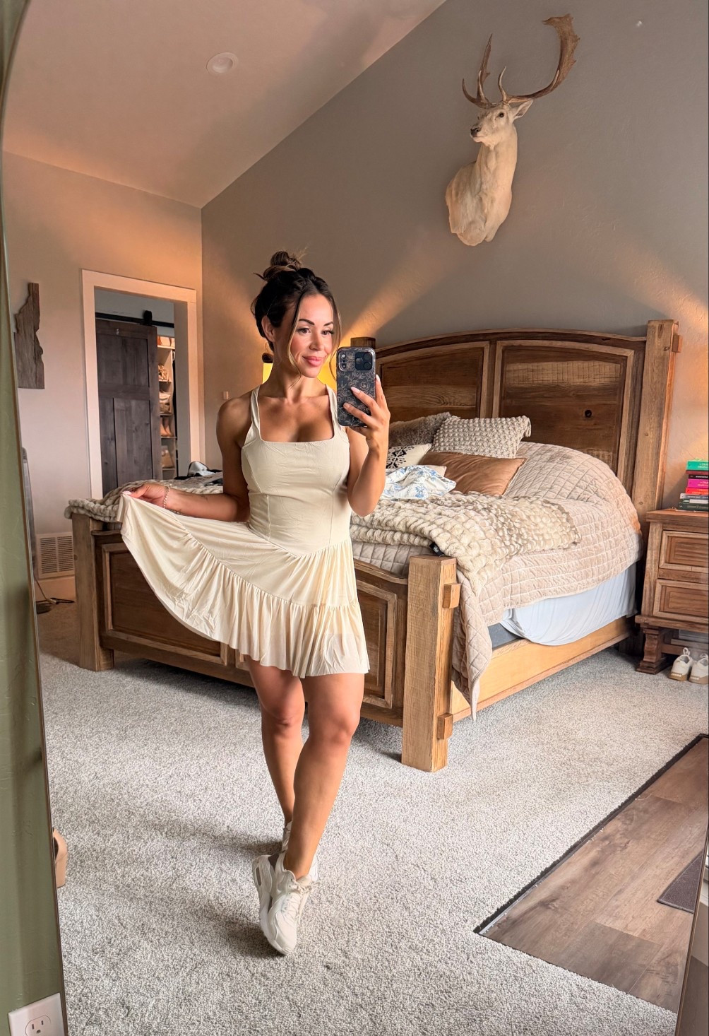 The cutest tennis dress from Amazon. I’m wearing a size small. I am 5’1, 115lbs for reference. 

#LTKootd #LTKActive