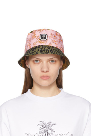 Palm Angels - Multicolor Mixed Print Bucket Hat | SSENSE