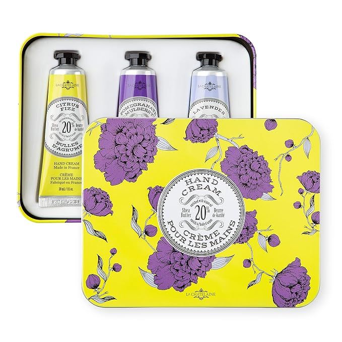 La Chatelaine Hand Cream Trio Gift Set - Chartreuse | Natural | Made in France with 20% Organic S... | Amazon (US)