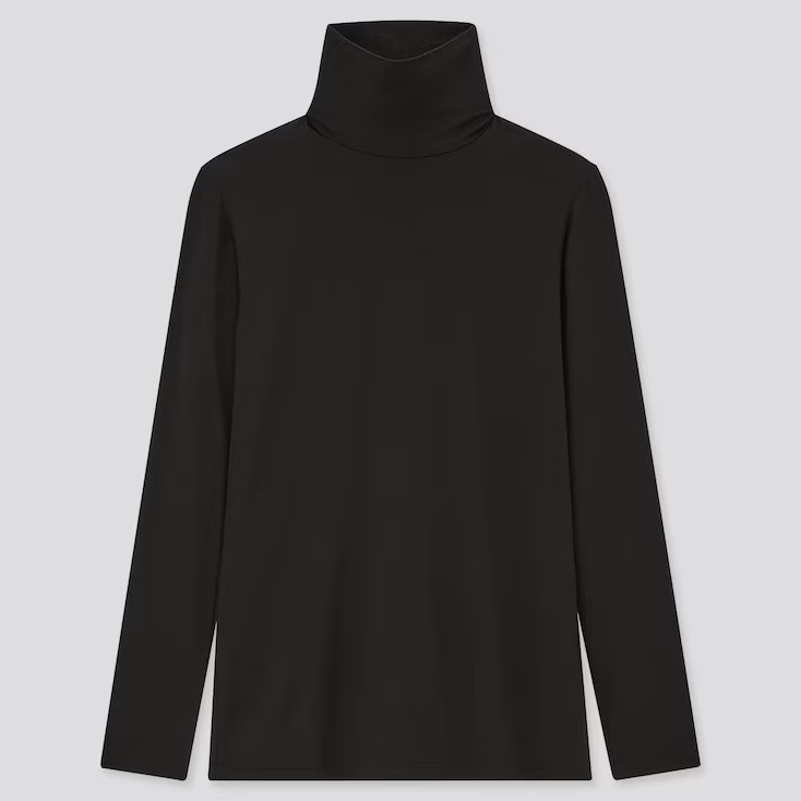 WOMEN HEATTECH TURTLENECK T-SHIRT | UNIQLO (US)