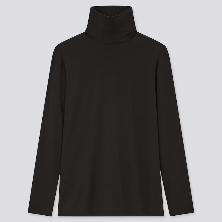 WOMEN HEATTECH TURTLENECK T-SHIRT | UNIQLO (US)