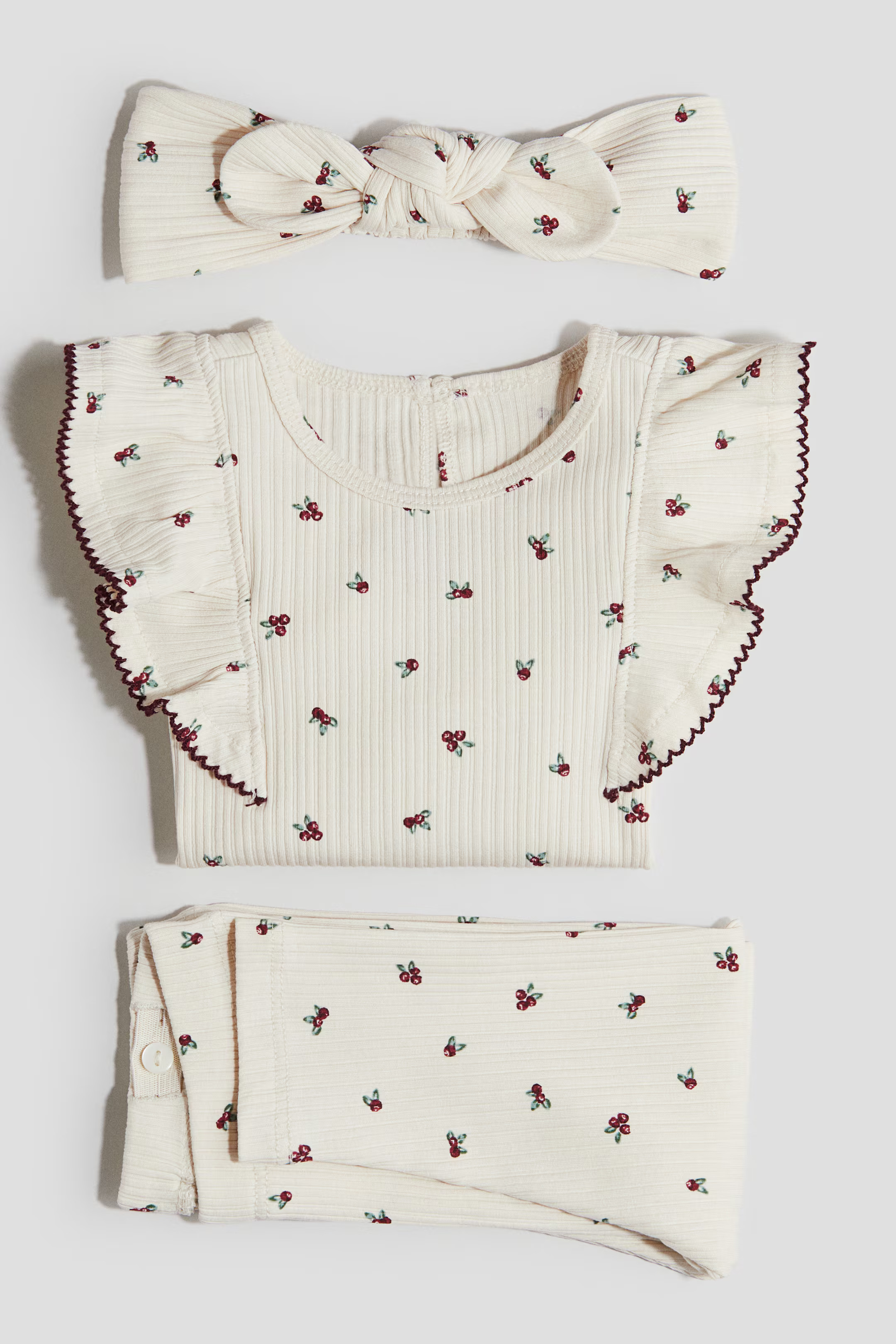 3-Piece Printed Jersey Set | H&M (US + CA)