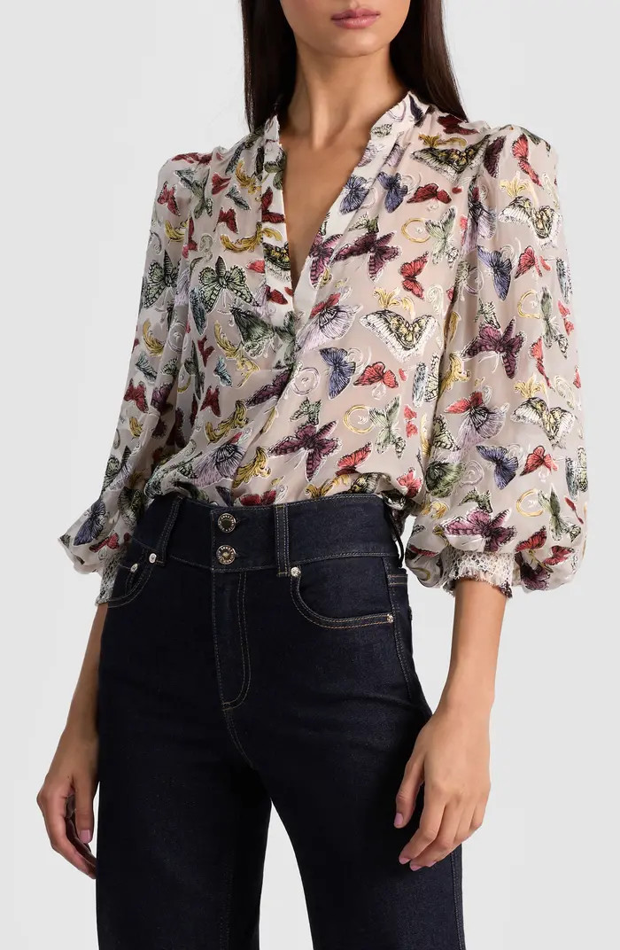 Sheila Butterfly Print Top | Nordstrom