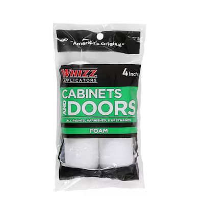 WHIZZ Cabinet and Door 2-Pack 4-in x (Foam) Nap Mini Foam Paint Roller Cover Lowes.com | Lowe's